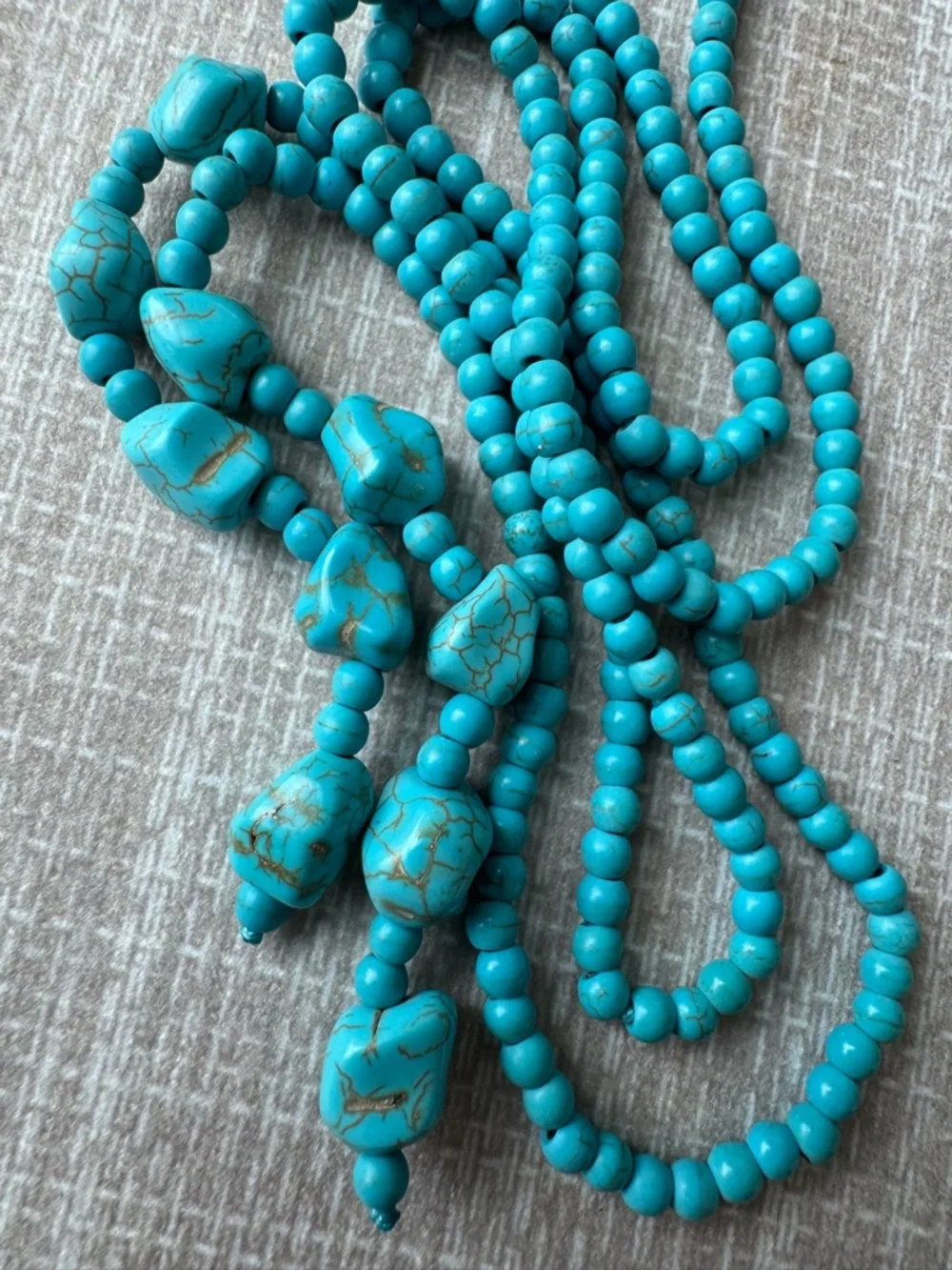 NWOT Polo Ralph Lauren Turquoise Wrap Necklace